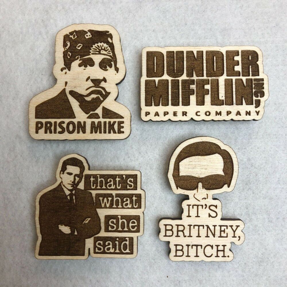 4 Pack The Office Michael Scott Magnets